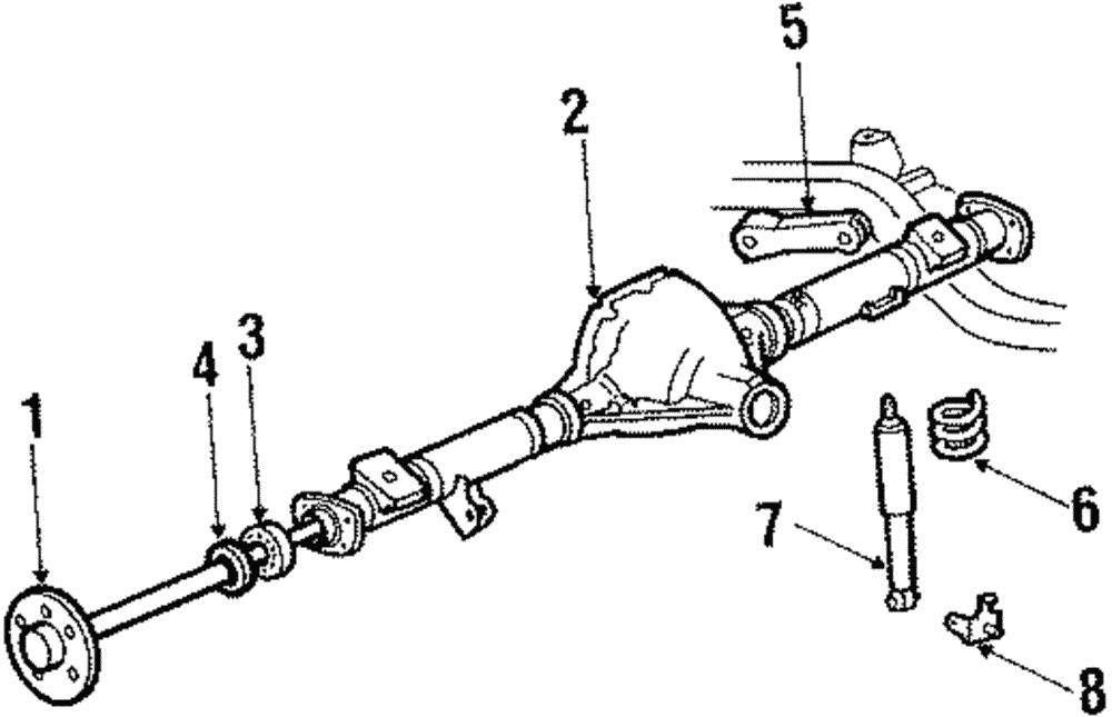 Axle Shaft - Ford (E7SZ-4234-A)