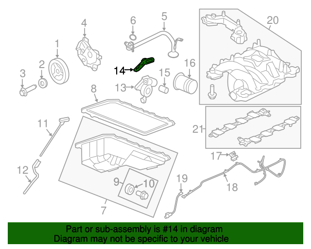 Genuine OEM Ford Lincoln Mercury Engine Adapter Gasket F6AZ-6840-AA