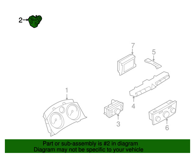 19972019 GM Ambient Air Outside Temperature Sensor 09152245 GM