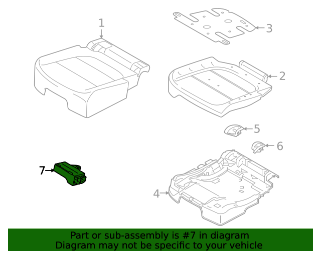 20202023 Ford Seat Heater Control Module ju5z14c724b