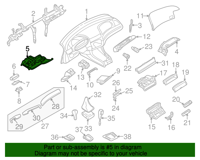 Genuine BMW 51-45-7-002-608 | Lower Trim | FREE Shipping on Most Orders ...