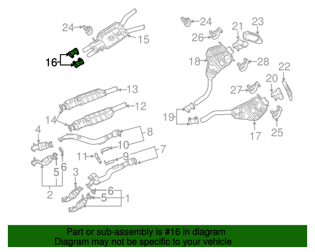 Front Muffler Clamp 3D0-253-141-A