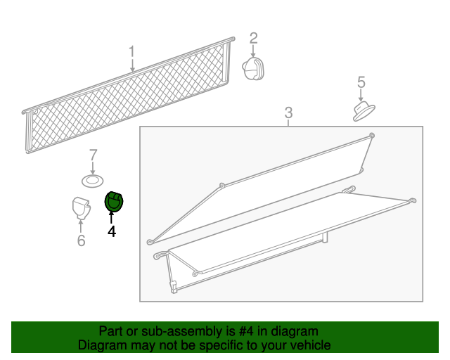 20142019 Chevrolet Corvette Tie Down Hook 22958883 QuirkParts