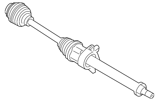 Genuine Mini Axle Assembly 31-60-5-A2E-046 | eBay