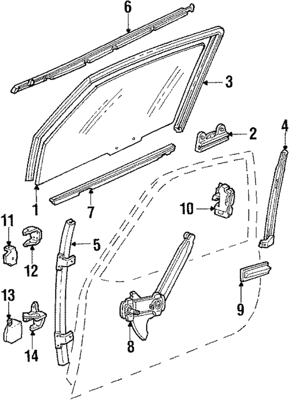 Run Channel Rear Extension - GM (20334390)