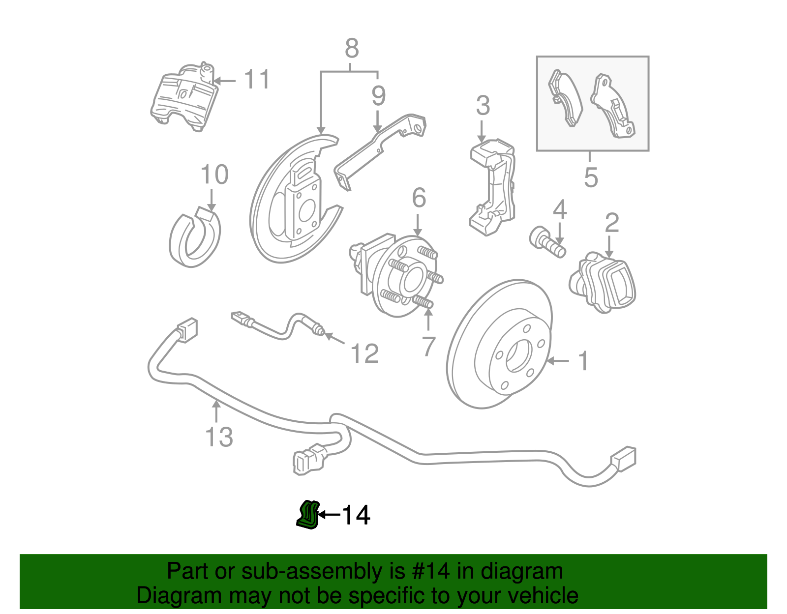 Wire Harness Retainer - GM (12052834)