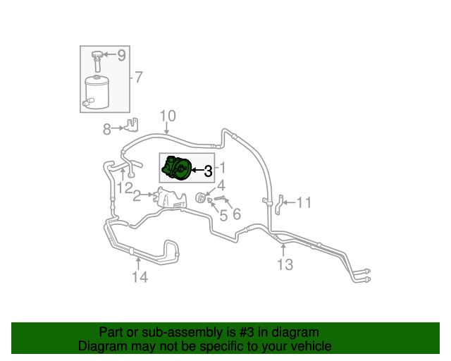 57130-3A000 - Power Steering Pump Pulley 2000-2005 Hyundai ...
