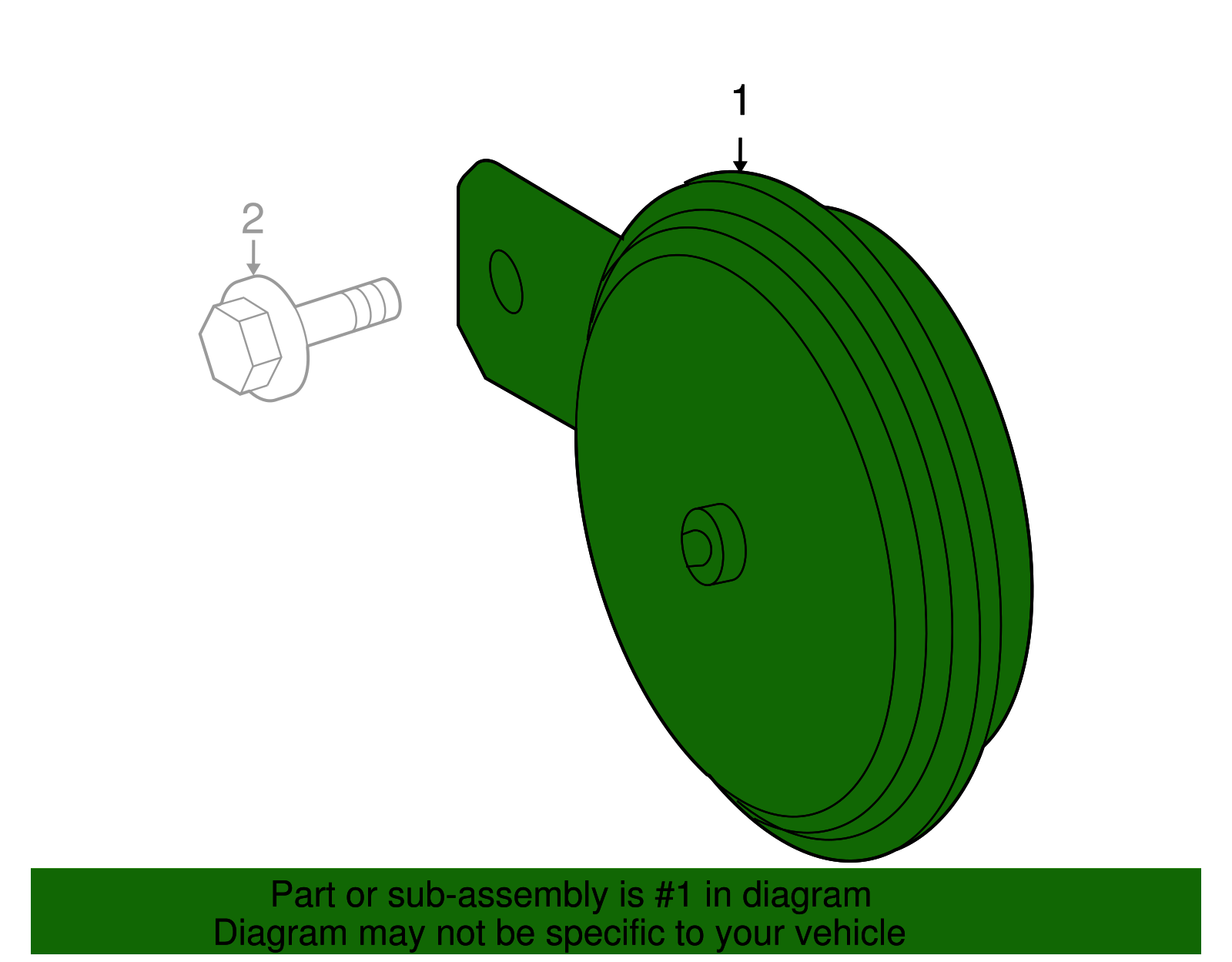 High Note Horn - Toyota (86510-0R010)