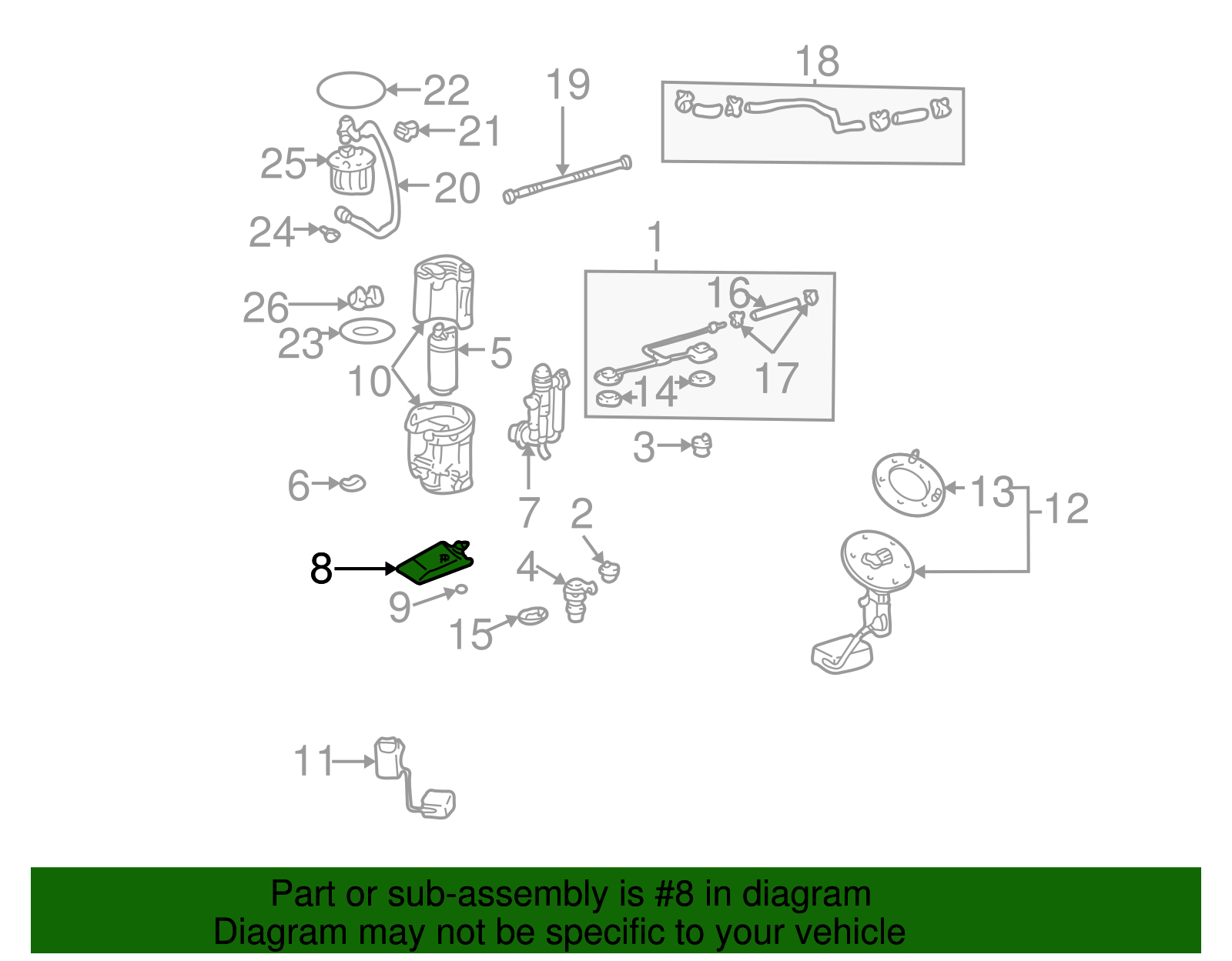 Filter, Fuel Pump - Scion (23217-46090)