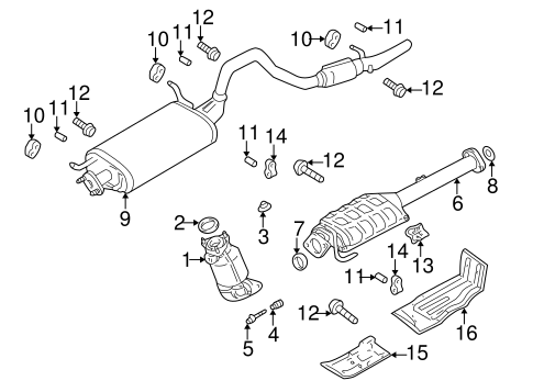 Suzuki Vitara 1.6 3dr 91-94 Rear Exhaust Silencer Back Box OEM Replacement