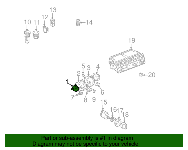 Genuine BMW 62118383649 Fuel Gauge FREE Shipping on Most Orders