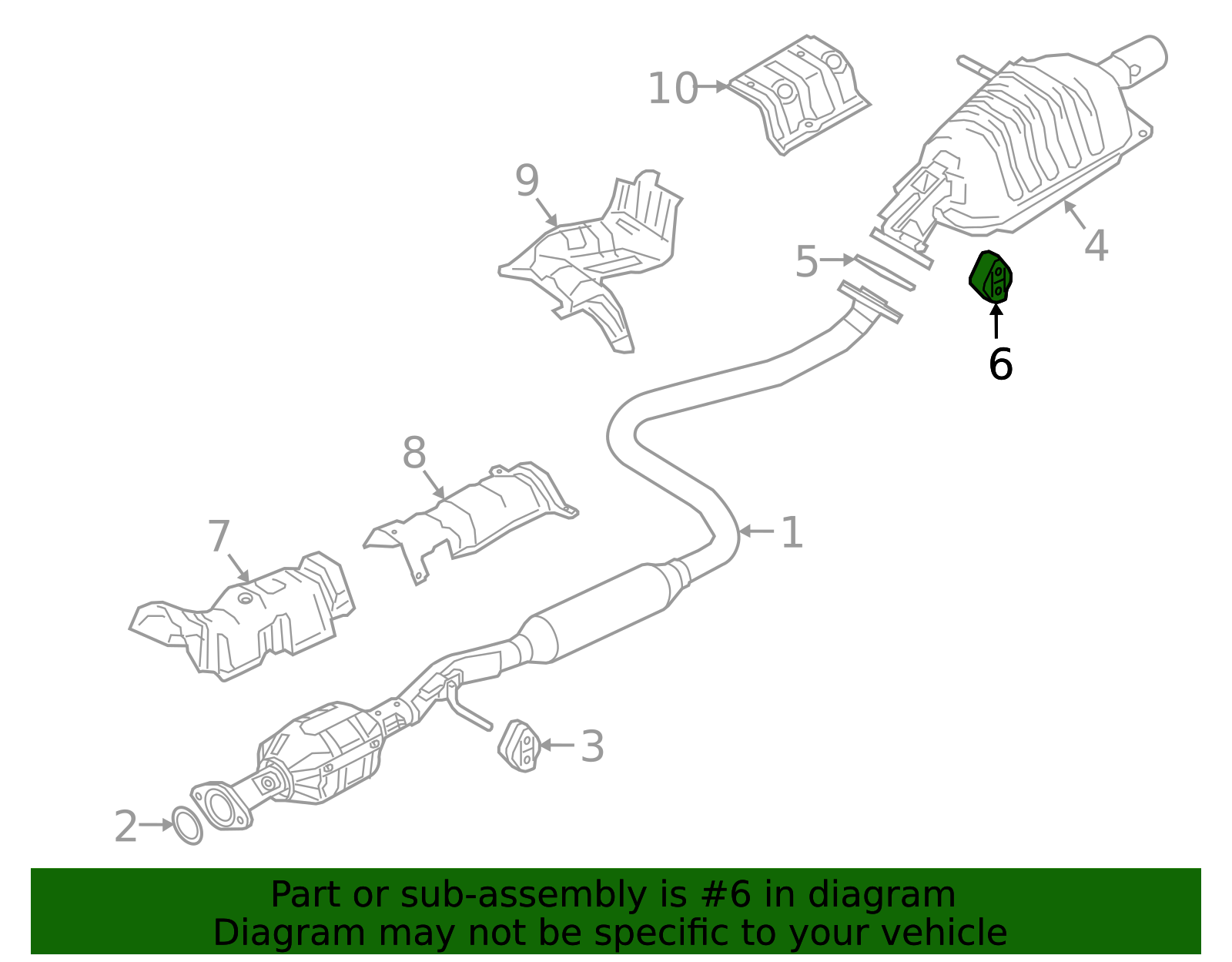 Muffler Insulator - Scion (17565-WB001)