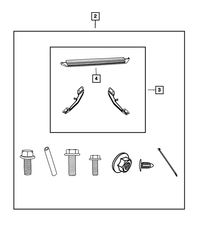 20142017 Mopar Full Running Board Kit 82214595AB Mopar Estores