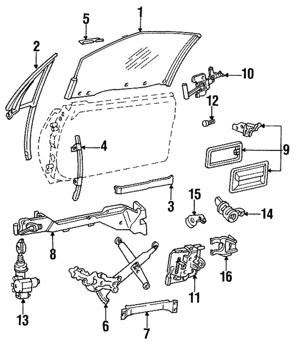 Lock Cylinder - GM (12398557)