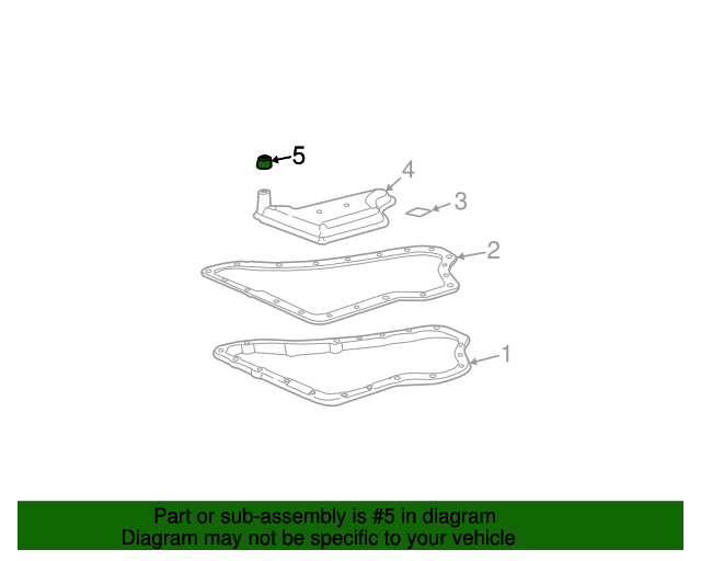 08678599 GM Automatic Transmission Fluid Filter Seal GM Parts Store