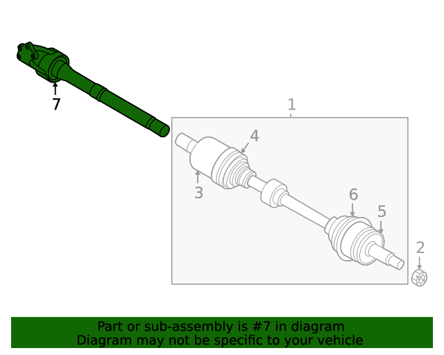 2022 Hyundai Tucson Intermediate Shaft 49560P0230 OEM Parts Online