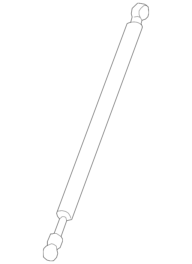 Genuine Honda Right Tailgate Stay Assembly | Part # 74820-TK8-A11 | OEM Support Rod