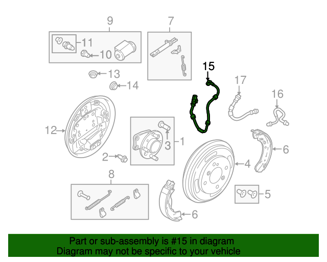 20112019 Ford Fiesta ABS Sensor AE8Z2C190A Blue Springs Ford Parts