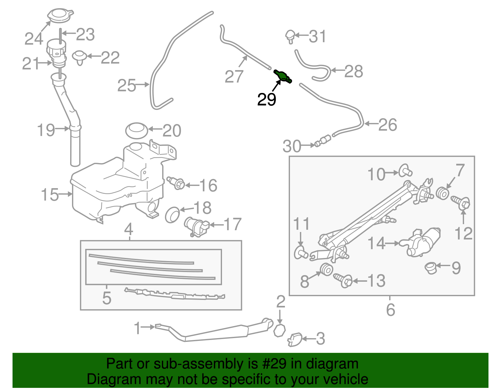 Washer Valve - Scion (SU003-02699)
