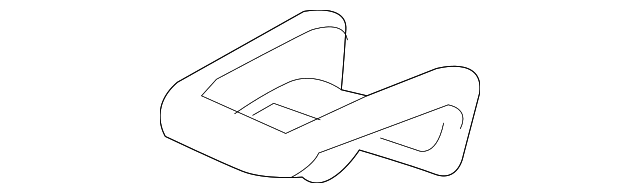 Light Wheat Rear Driver Side Seat Back Latch Release Handle Bezel - GM (84087236)