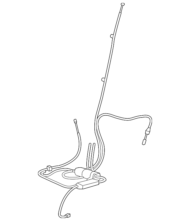 Rear Seat Inner Recliner Cable - Cadillac (84123241)