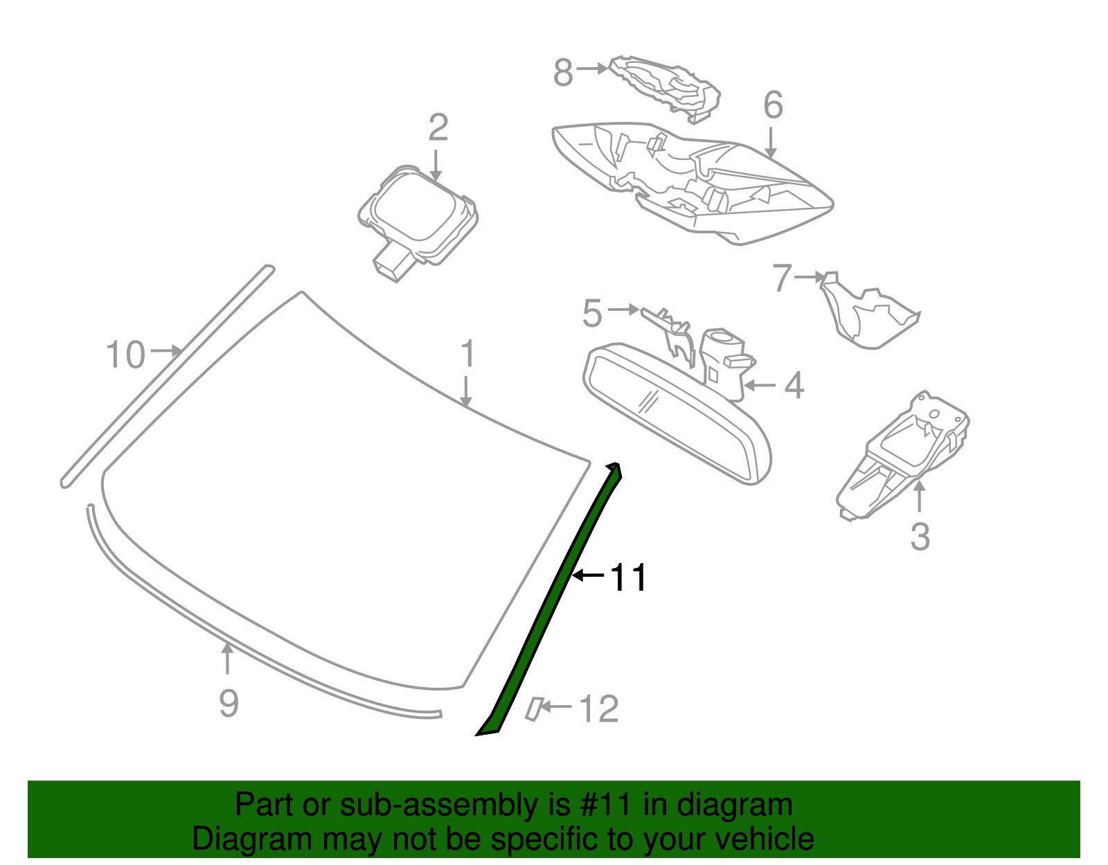 31297723 - High-Quality Windshield Post Trim for 2010-2017 Volvo XC60 ...