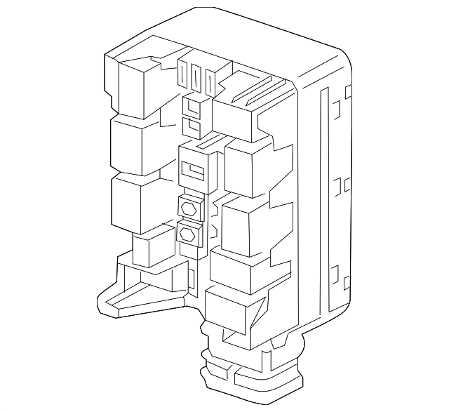 20192021 GM Body Wiring Harness Junction Block 23355667