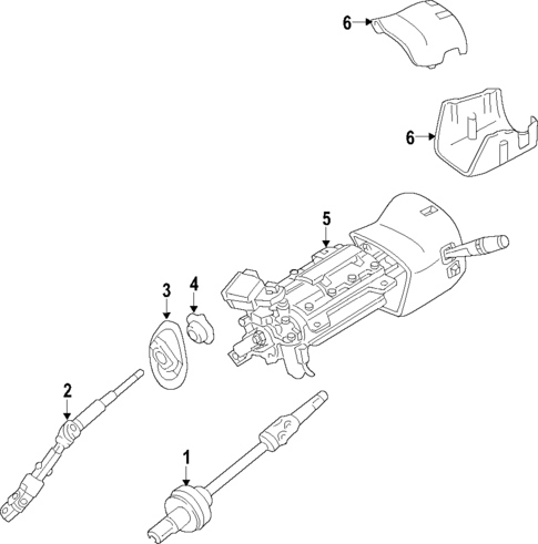GM Genuine Parts 20835059 Steering Column GM Genuine Parts 20835059 Steering Column