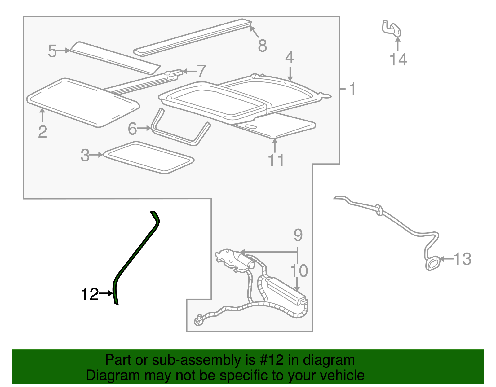 Hose - Ford (YF1Z-54502C52-A)