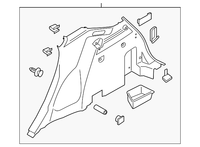 Quarter Trim Panel - Ford (GJ7Z-7831013-BH)