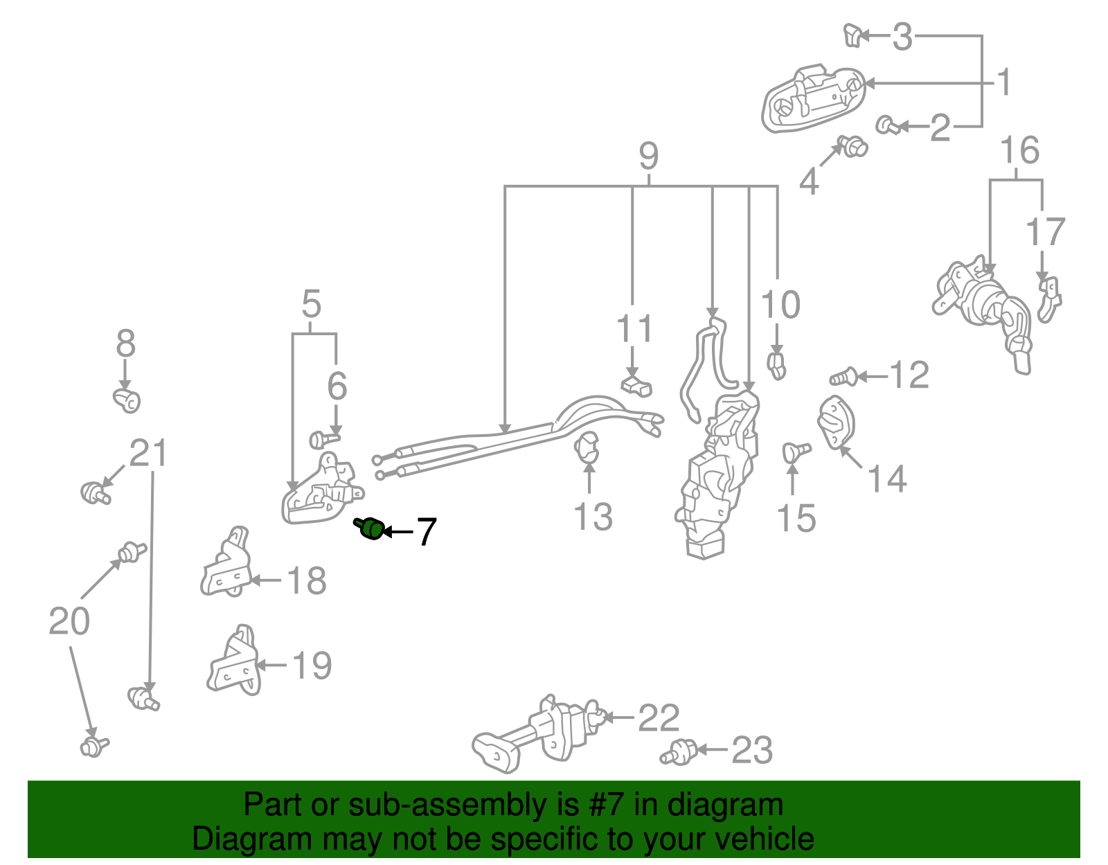 Pull Pocket Screw - Scion (90164-50032)