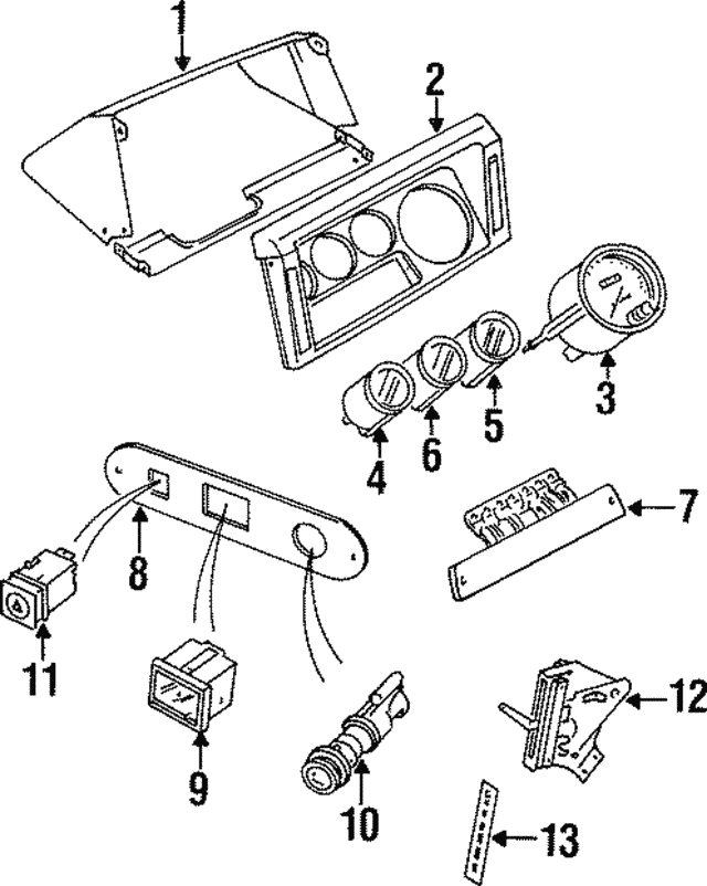Genuine OEM Fuel Gauge Part AMR5723 Fits 1997 Land Rover Defender 90