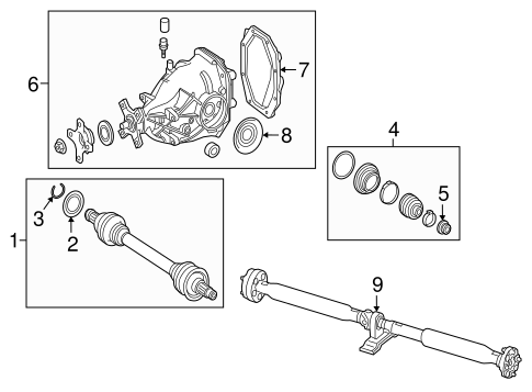 Axle & Differential for 2017 Mercedes-Benz S 65 AMG® #0