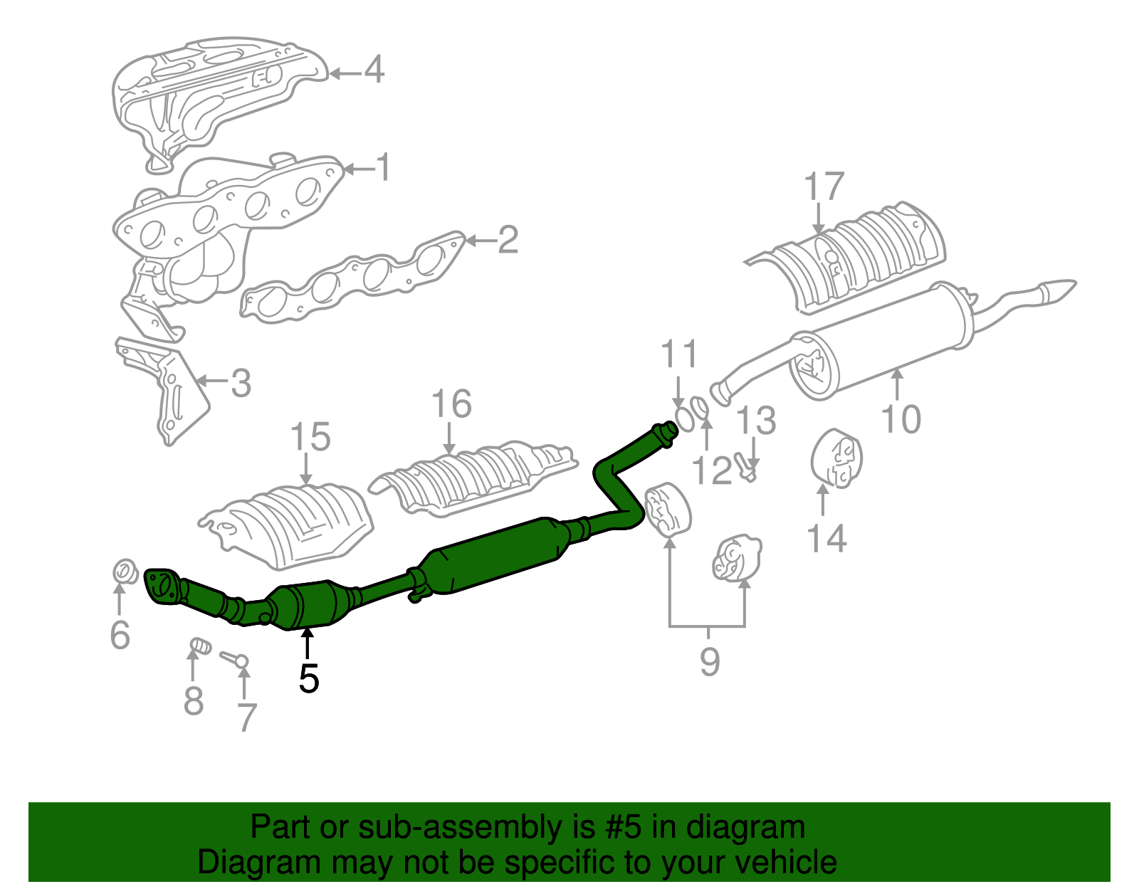 Front Pipe - Scion (17410-21441)