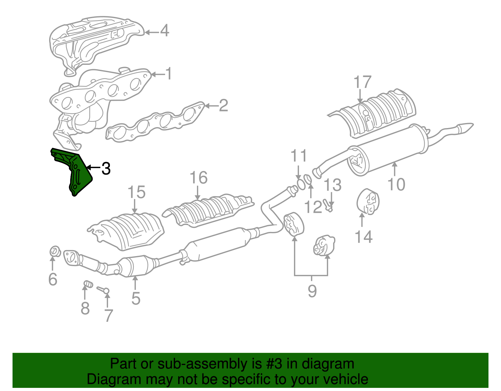 Manifold Support Bracket - Scion (25591-21020)