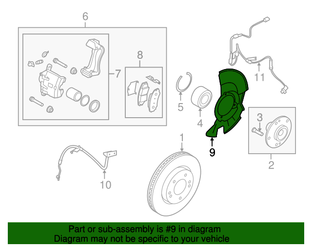 517562K000 Splash Shield 20102013 Kia Soul Kia.Parts Store