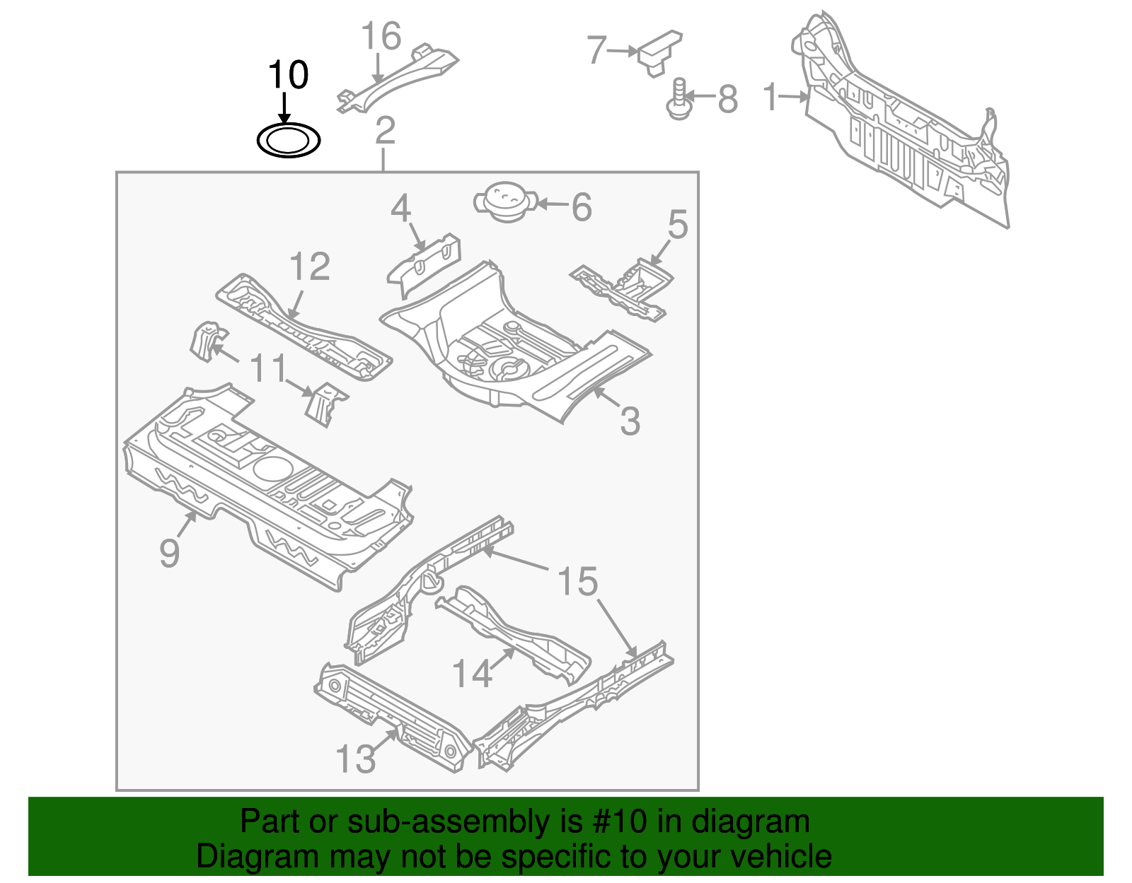 Fuel Tank Access Cover - GM (96417288)