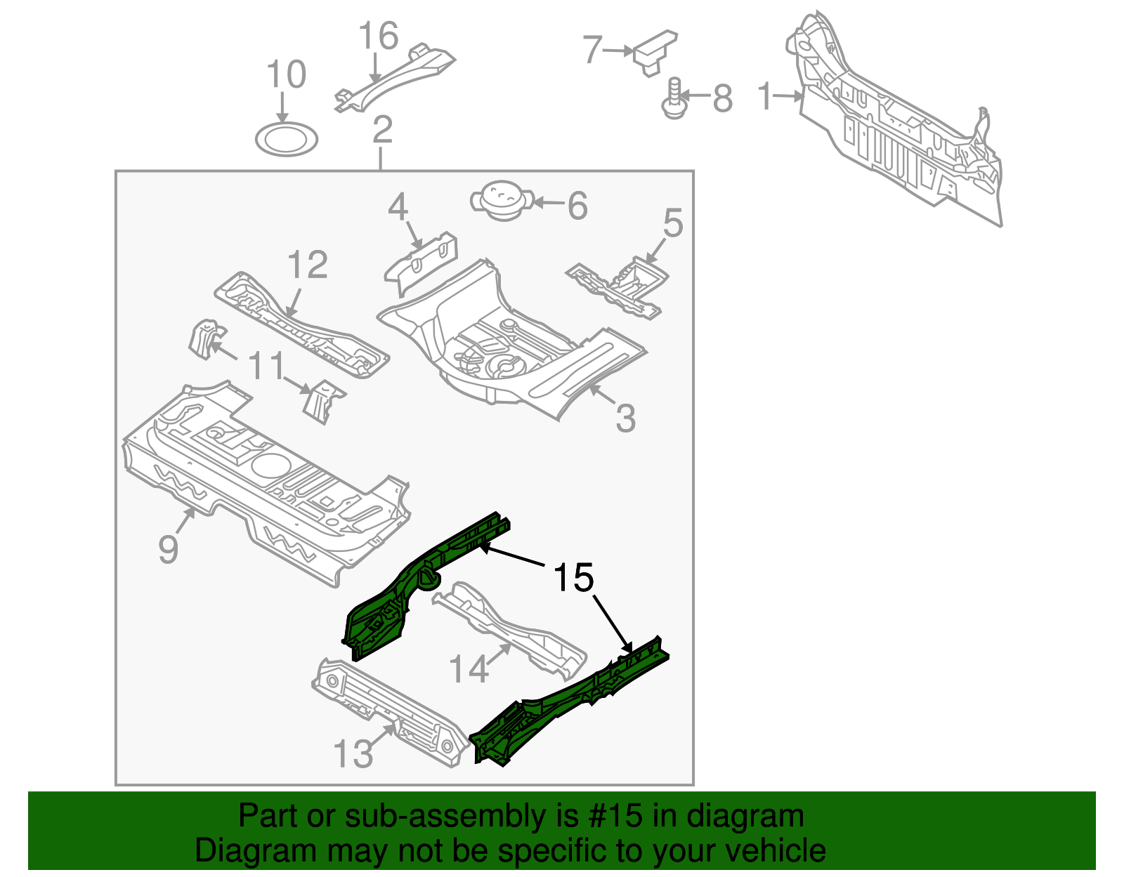 Rail - GM (96888614)
