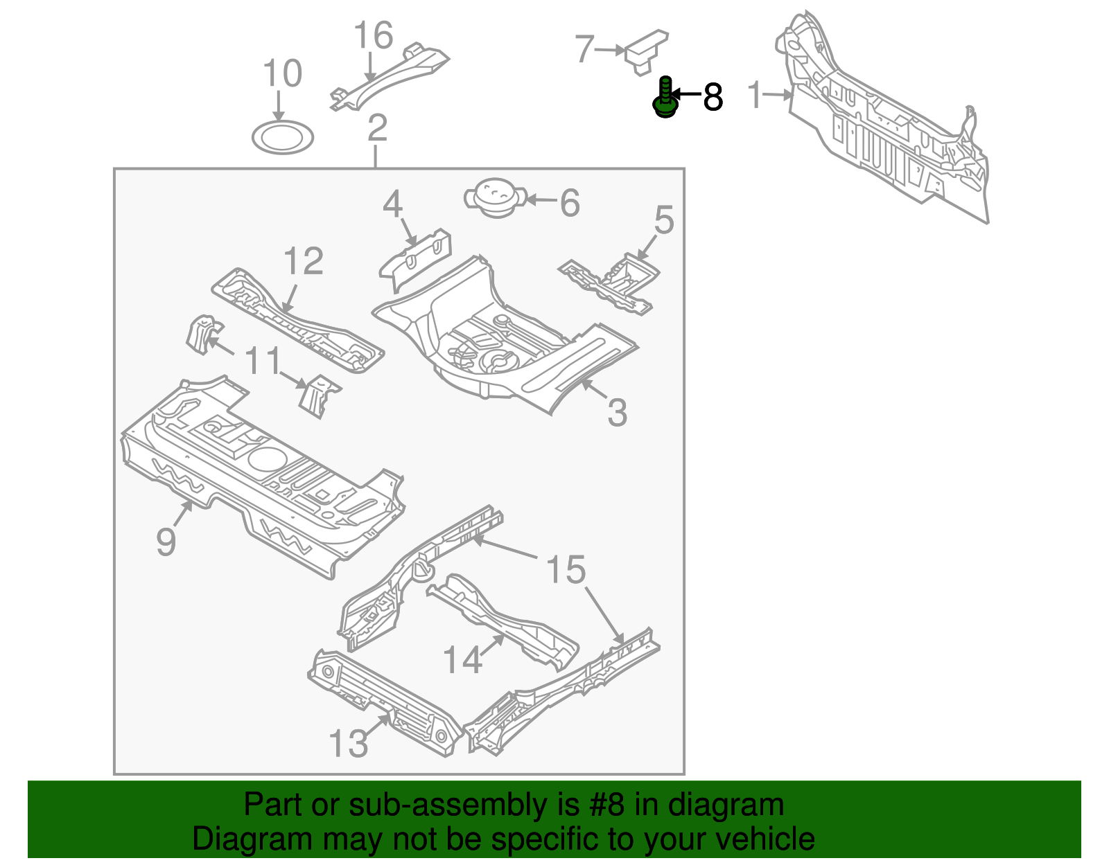 Multi-Purpose Bolt - GM (94501556)