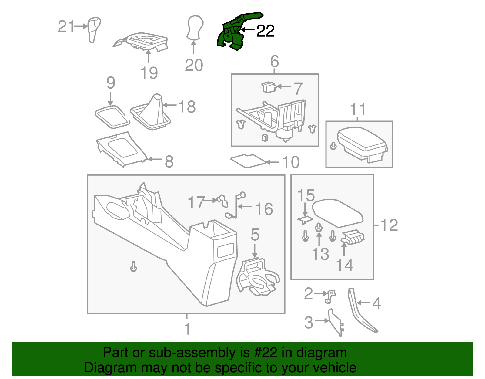 Park Brake Handle - Toyota (46201-02320-E0)