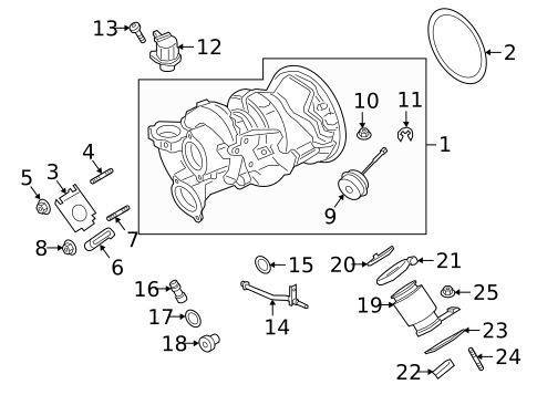 Turbocharger & Components for 2020 Porsche Cayenne #0