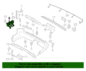 2005-2016 Land Rover Side Retainer DQL000071 | AutoNationParts.com