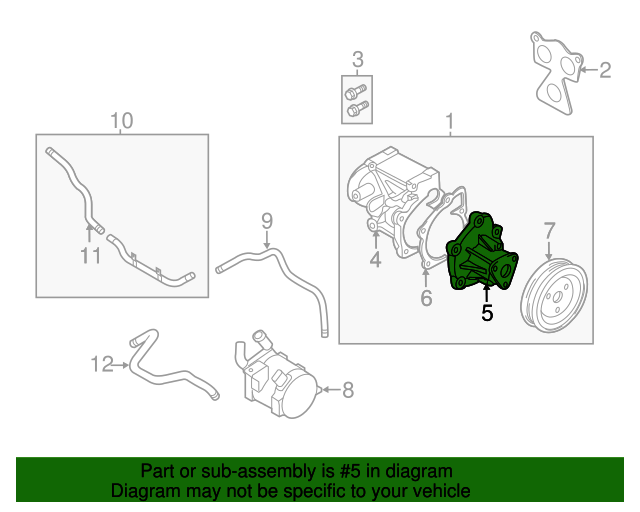 251102G800 Water Pump 20112016 Kia Optima Kia.Parts Store