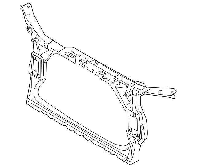 2009 2017 Audi Radiator Support 8r0 805 594 D Audi Parts