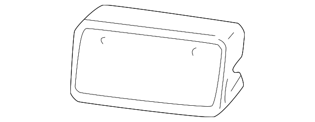 Genuine Ford F65Z-17A385-AA License Plate Bracket