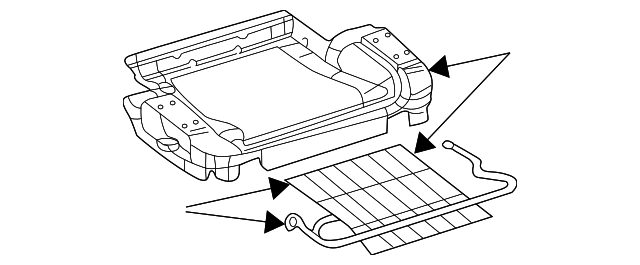 Frame, P/Seat Cushion - GM (88943306)
