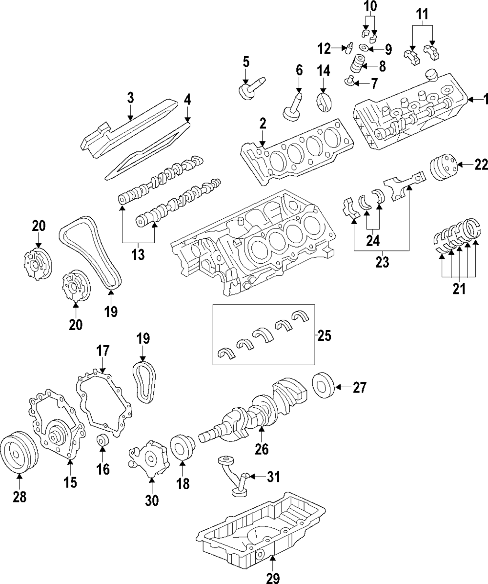 Valve Stem Key - GM (01647209)