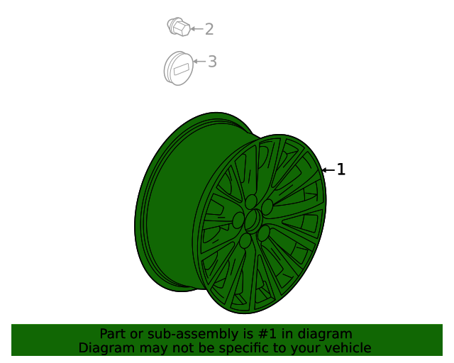 20222023 Cadillac CT5 F Wheel 85155514 Cheapest GM Parts