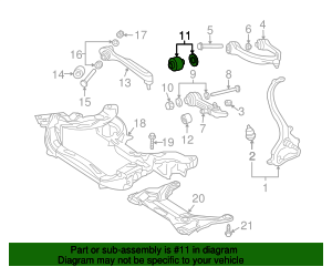 Mercedes-Benz OEM Bushing Part# 230-333-06-14-64 | OEM Vehicle Parts