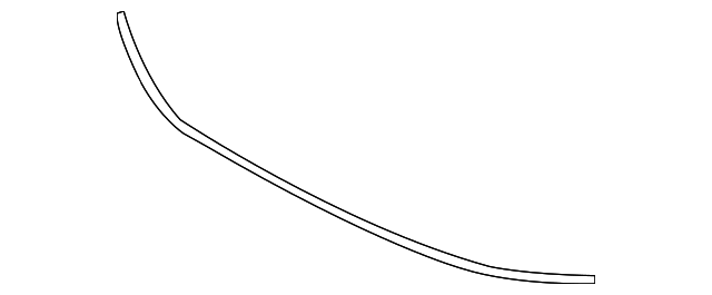 7407A052 - Lower Molding 2008-2017 Mitsubishi Lancer | Mitsubishi 